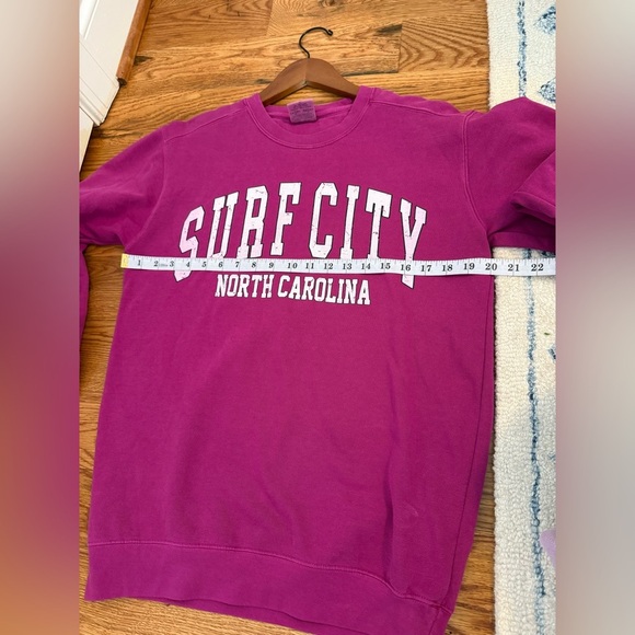 Surf City North Carolina NC Comfort Colors Sweatshirt Size Small - Picture 6 of 7